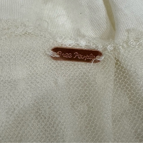 Free People Jojo Mixed Media Shirt - Picture 7 of 8